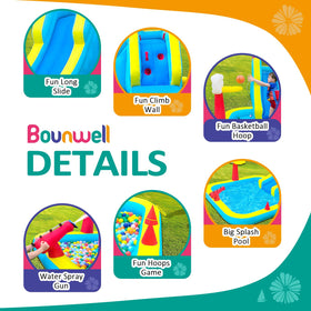 Bounwell water cannon delivers splashy action for cooling outdoor fun.