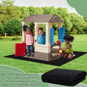 BOUTICOL mat cleans easily with detergent and water for busy families.