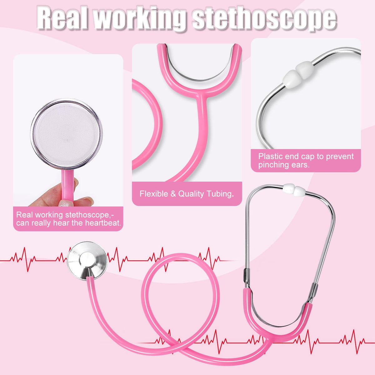 Boutrele stethoscope lets kids hear heartbeat during play