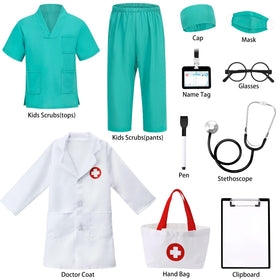 Boutrele stethoscope accessory for authentic doctor role-play and heartbeat sounds.