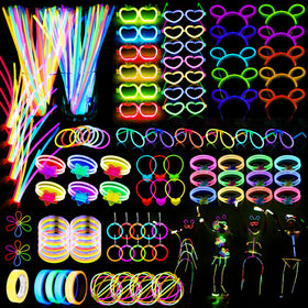 Bowskevm glow sticks bulk illuminate parties with vibrant neon color.