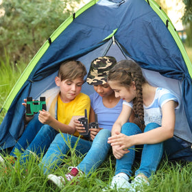 Box O' Mart Outdoor Adventure Set camouflage cap, completes explorer look and sun protection