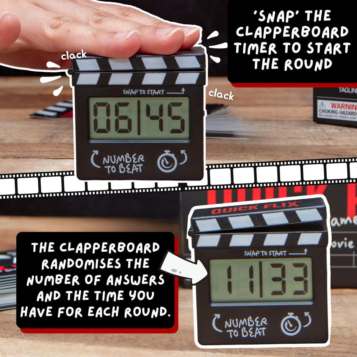 Gift idea: Quick Flix for movie lovers and game nights.