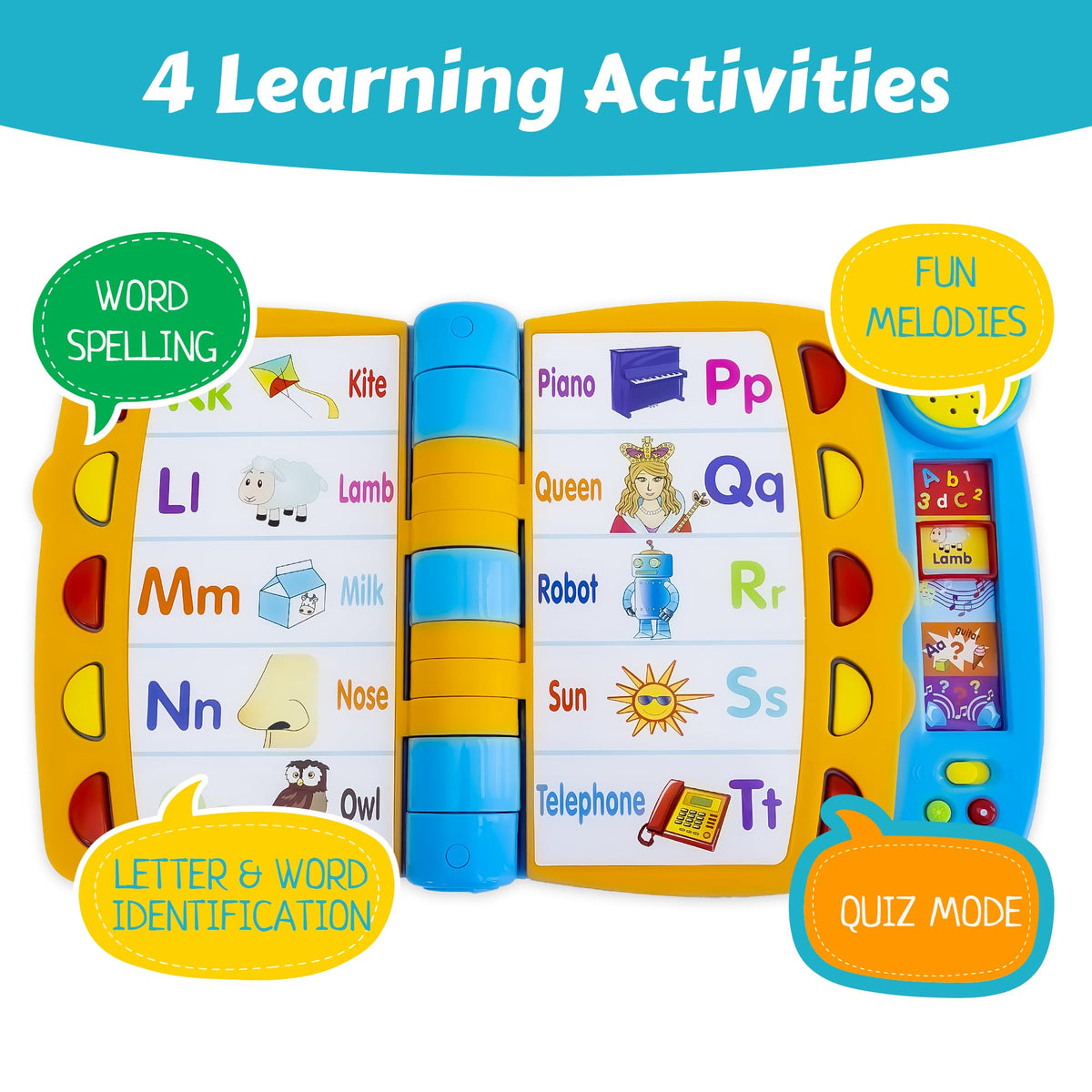 Boxiki kids Talking Activity Book numbers page supports counting skills through play.