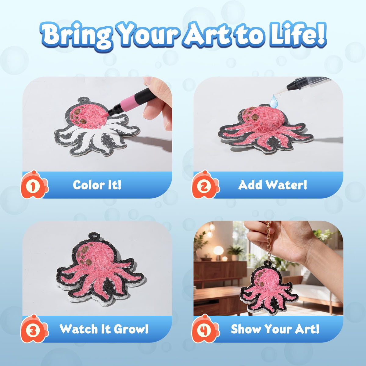 BoxNoble double-sided 3D art offers depth from front and back.