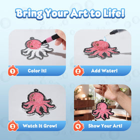 BoxNoble double-sided 3D art offers depth from front and back.