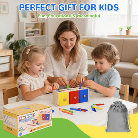 BoxNoble toddler-learning-play image capturing screen-free, imaginative learning moments.