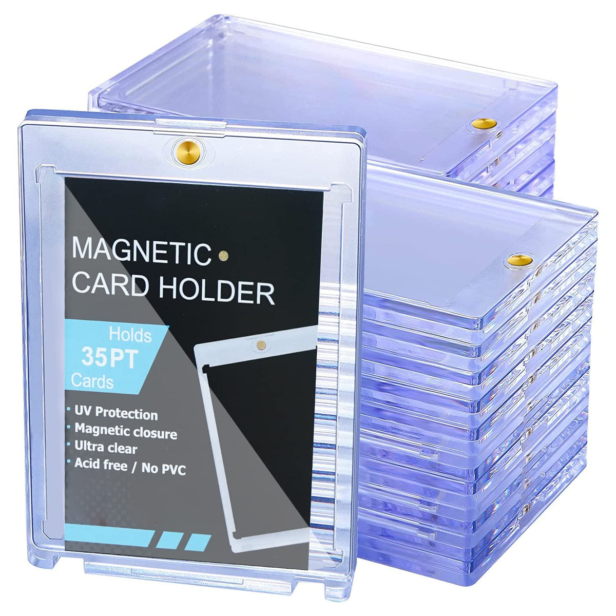 Boyanbb magnetic card holder with 50ct visibility enhances quick viewing of cards.
