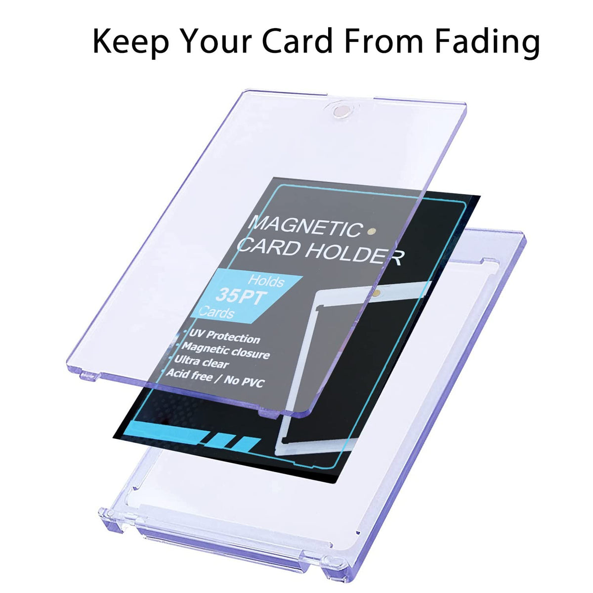 Boyanbb magnetic closure seal secures cards while allowing fast access for trades.