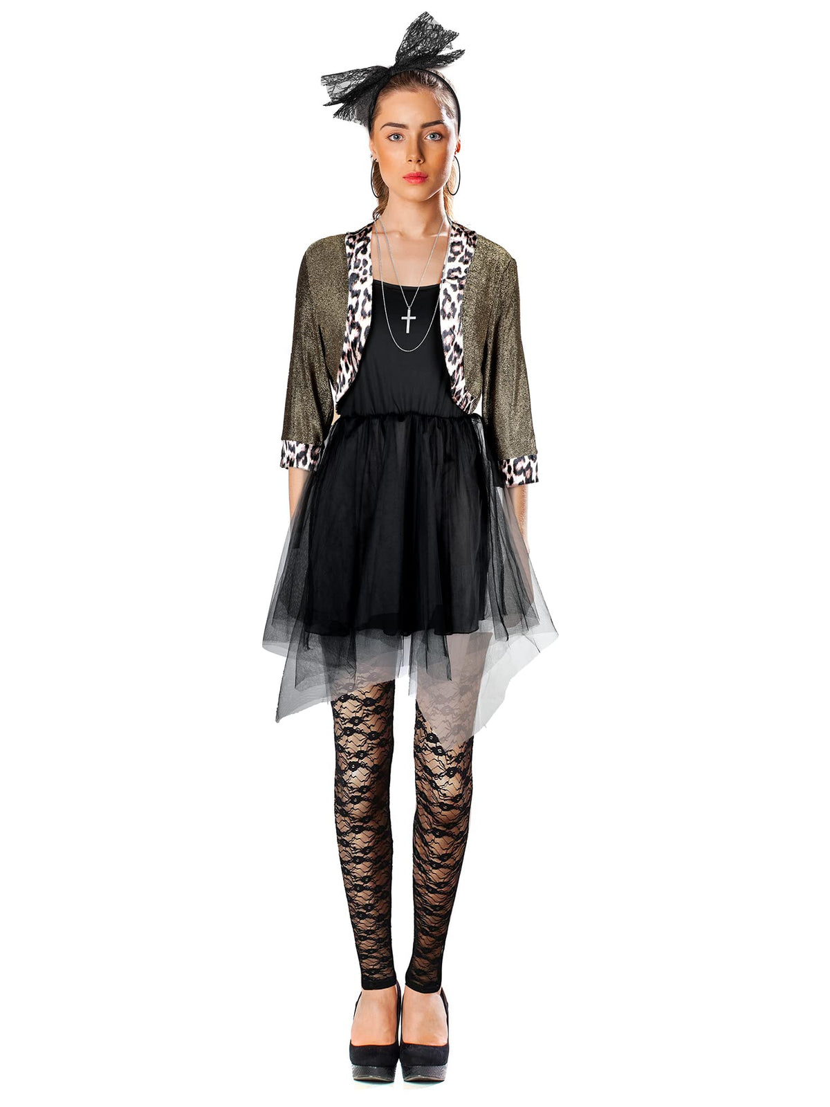 Boyiee black lace gloves providing elegant detail to retro outfits