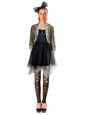 Boyiee black lace gloves providing elegant detail to retro outfits