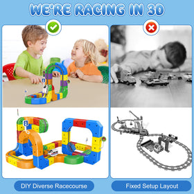 BOYKO accessories including signs and stands enhance realistic track scenes.
