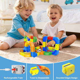 BOYKO easy-assembly connectors help kids build faster with parent guidance.