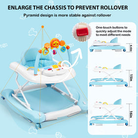 Boyro Baby safety design provides stability and secure movement