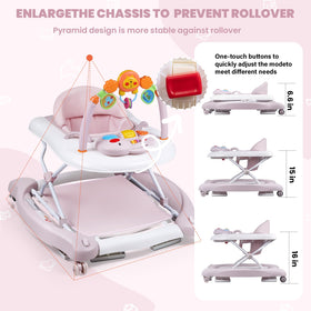 Boyro Baby Walker folded compact for easy storage