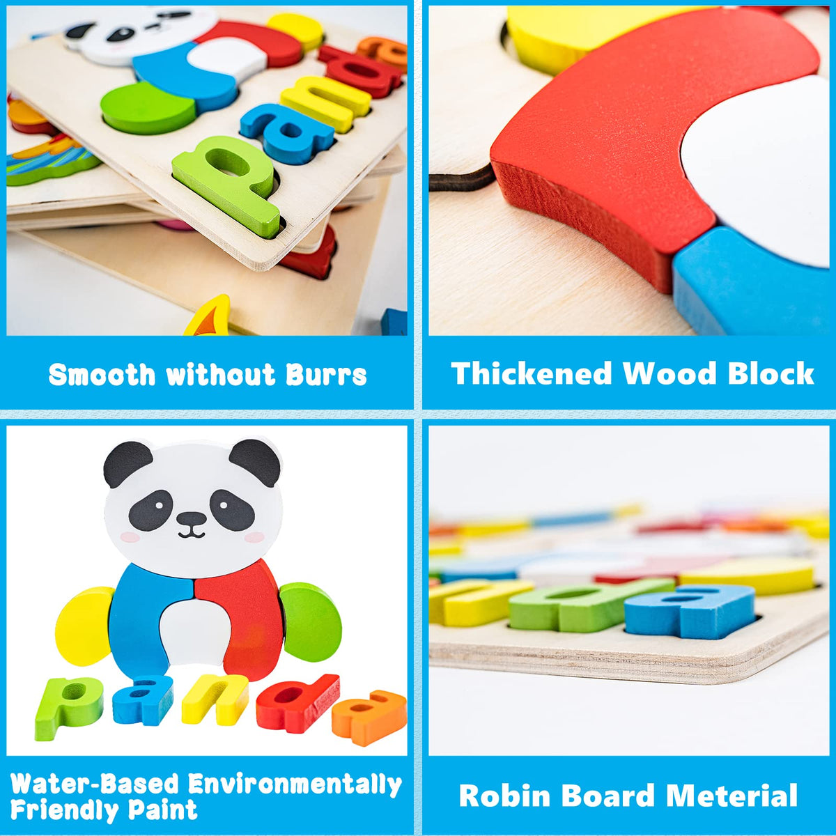 BOZE SUPOD owl puzzle educational toy aids spelling and word association.