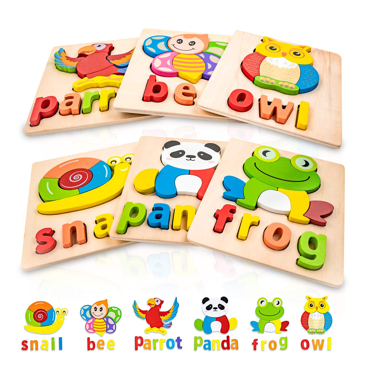 BOZE SUPOD panda puzzle enhances memory and hand-eye coordination for toddlers.