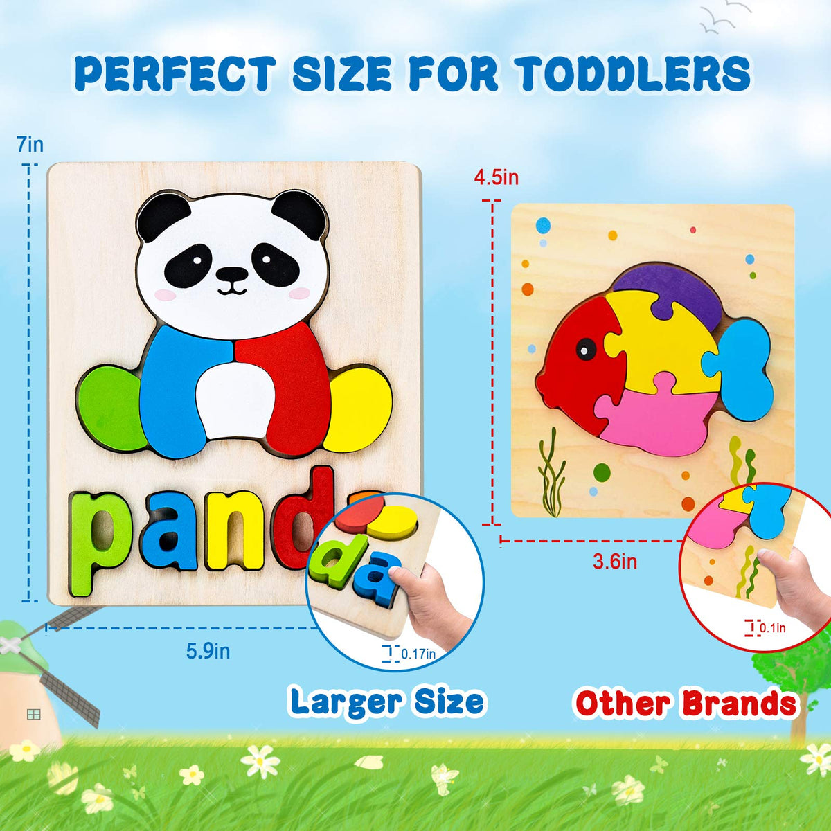 BOZE SUPOD parrot puzzle bright colors support recognition and fine motor skills.
