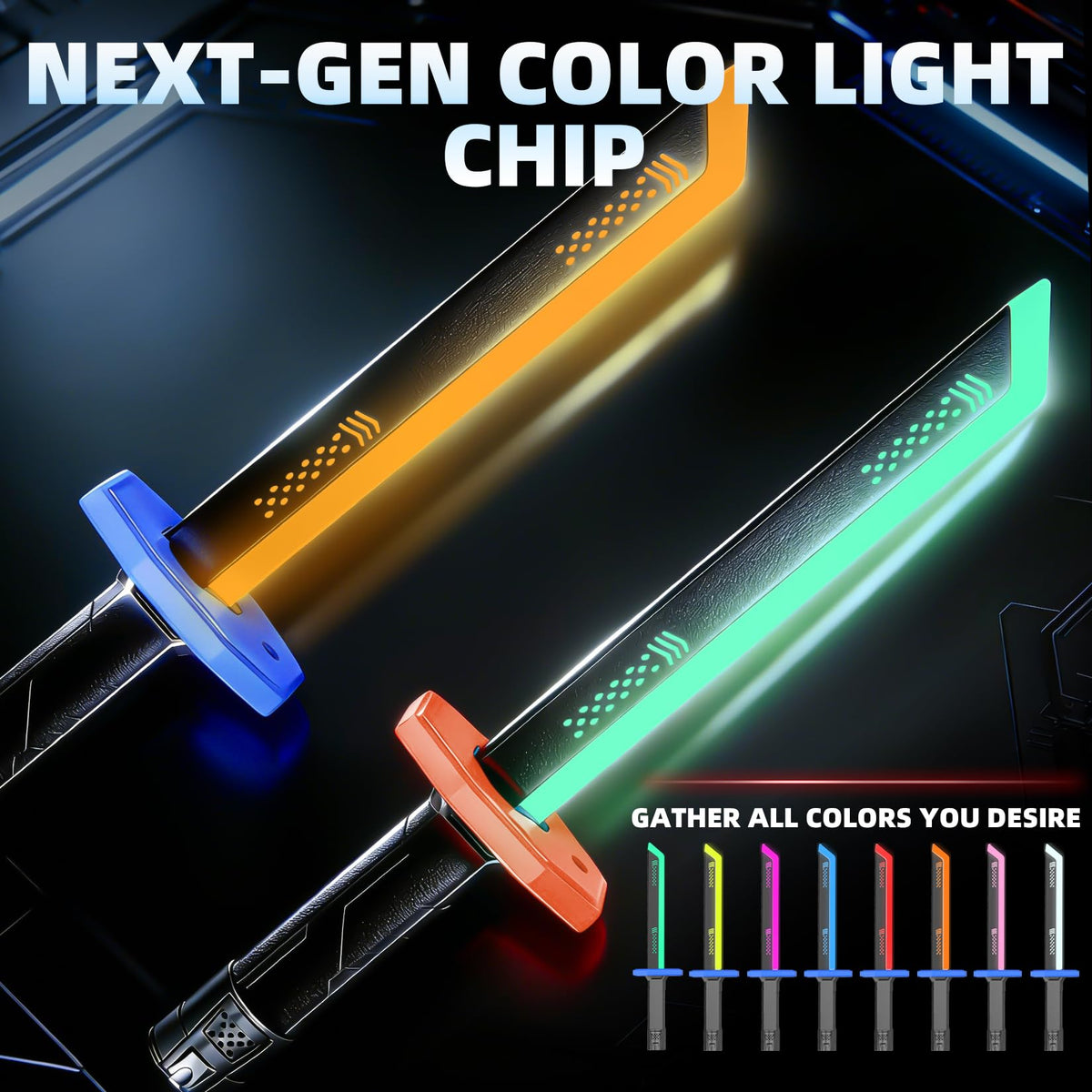 BOZOBO 8-color RGB light saber for vibrant cosplay and playful duels.