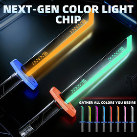 BOZOBO 8-color RGB light saber for vibrant cosplay and playful duels.