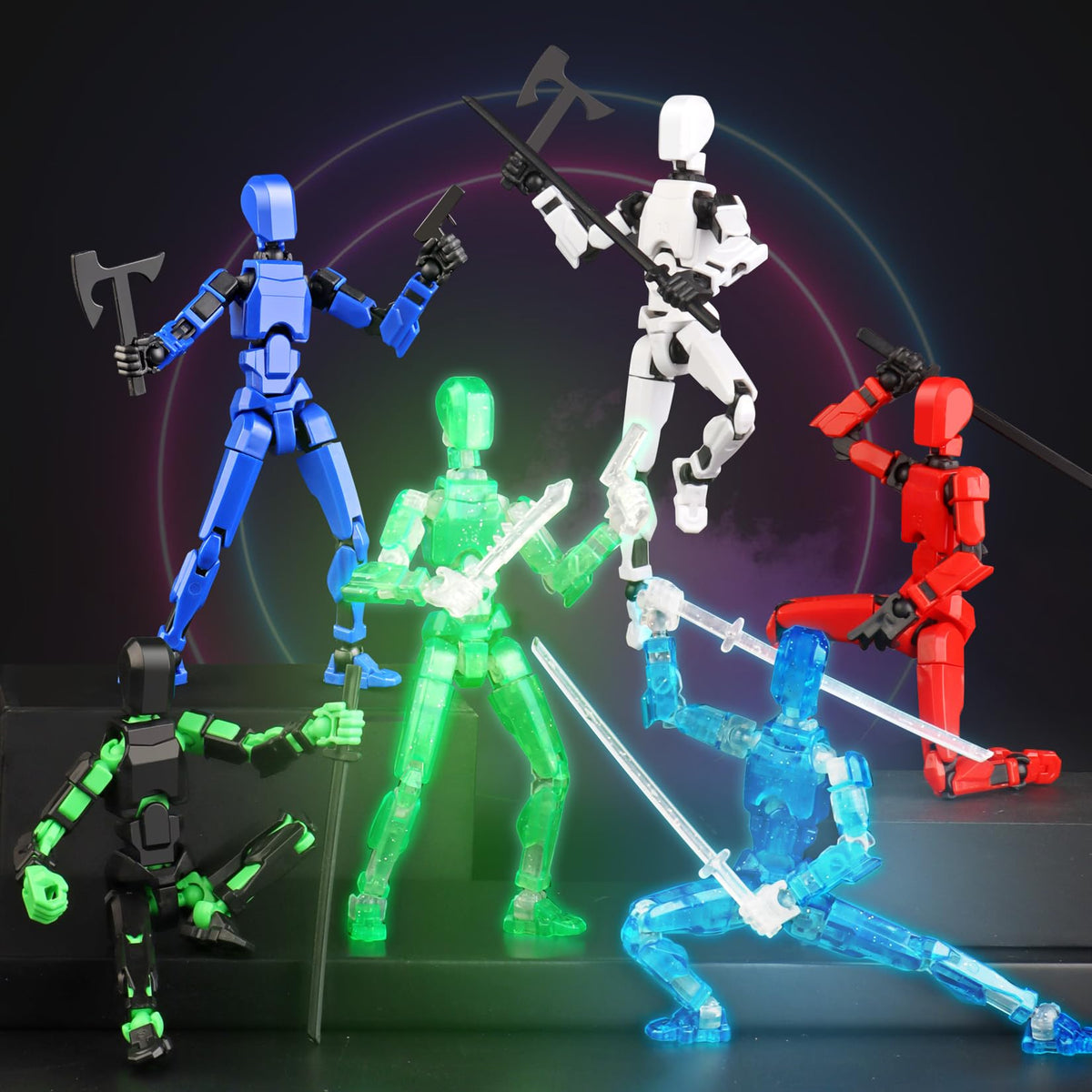 BOZOBO Luminous 13 pose options enable dynamic sketches and layout planning.