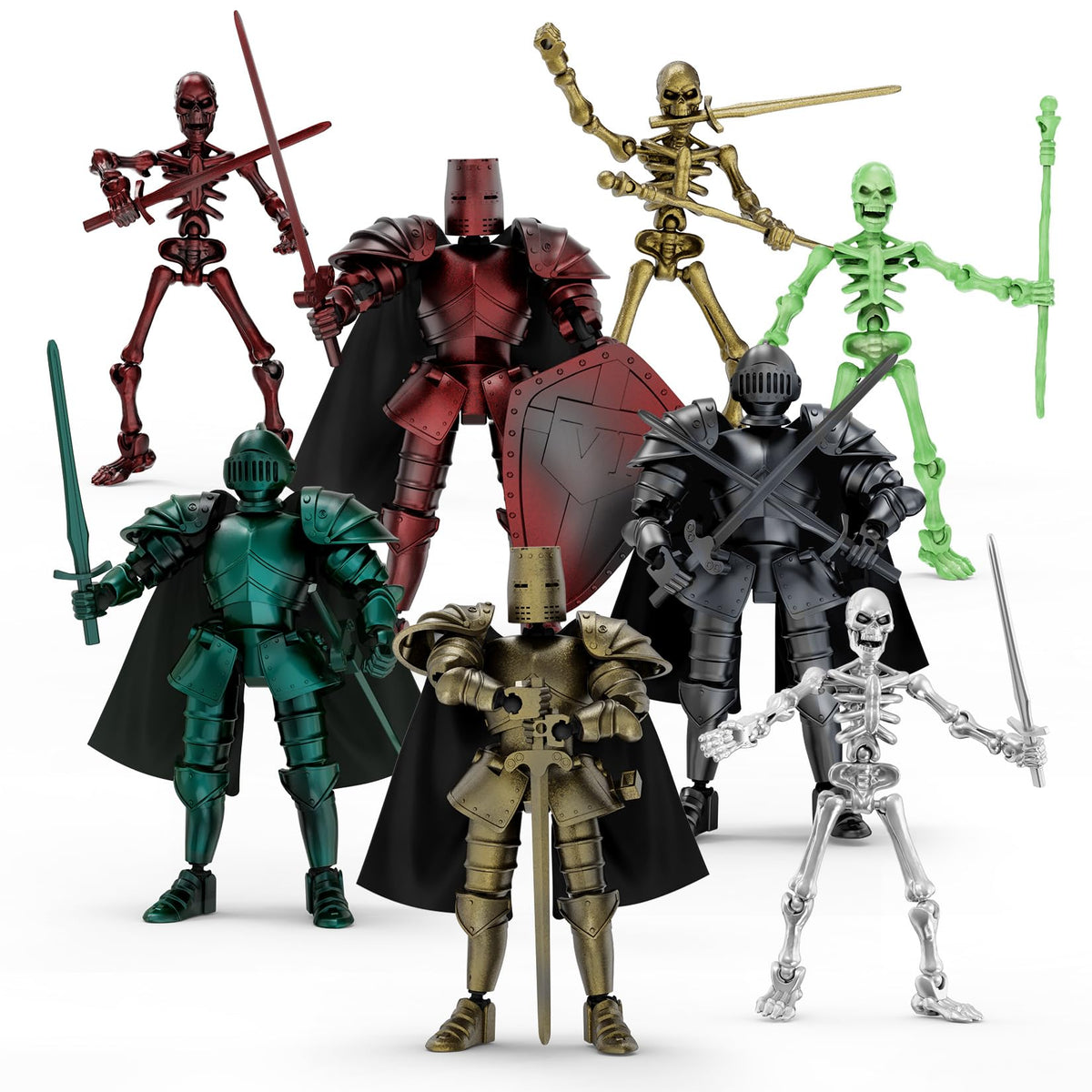 BOZOBO Titan 13 figure in assembly-ready pose for DIY customization.