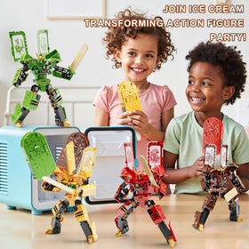 BOZOBO transforming robot figure with DIY conversion supports creativity