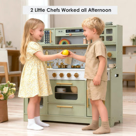 BPMFKID play kitchen sink with faucet for water-based role play and fine motor practice.