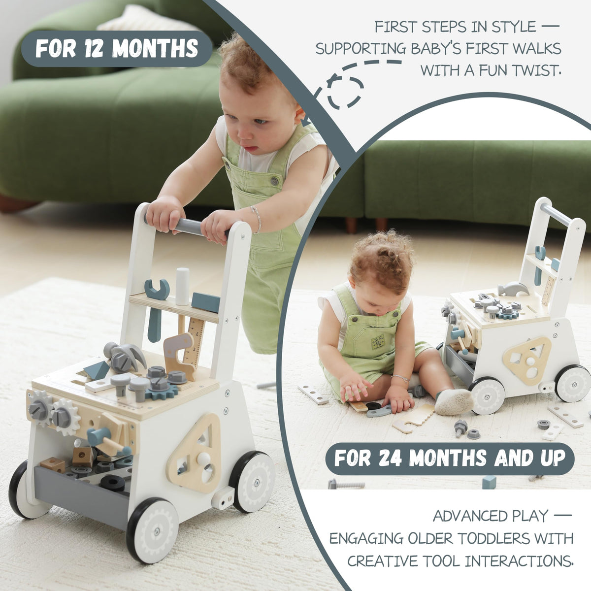 bpmfkid push walker safety feature enables safer, slower movement for confident exploration