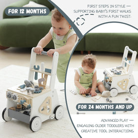 bpmfkid push walker safety feature enables safer, slower movement for confident exploration