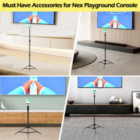 BQDQYBS Nex Playground tripod stable base keeps the console steady.