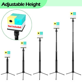 BQDQYBS tripod stand height adjustment enables comfortable, personalized play height.