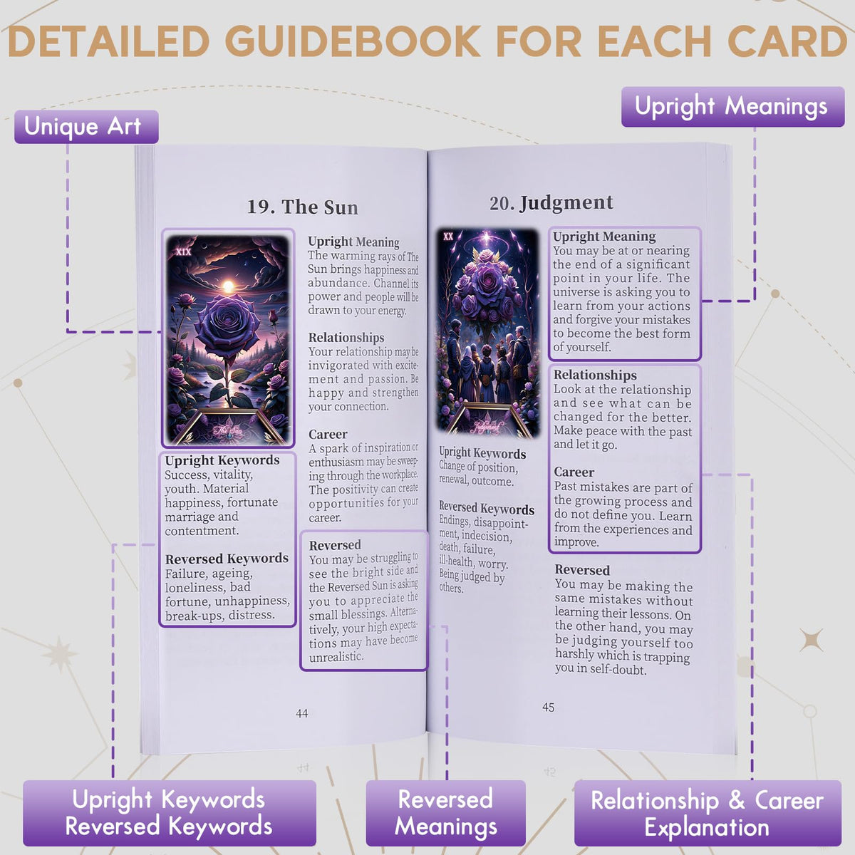 Colorful cosmic rose artwork inspires mindful reflection during readings