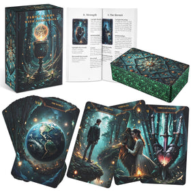 BQLXBABLT tarot forest deck with forest imagery for intuitive readings