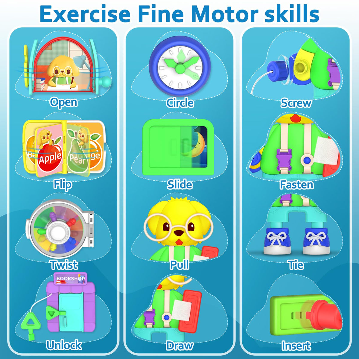 BQU bilingual AZ letters and numbers aid early reading and number sense.