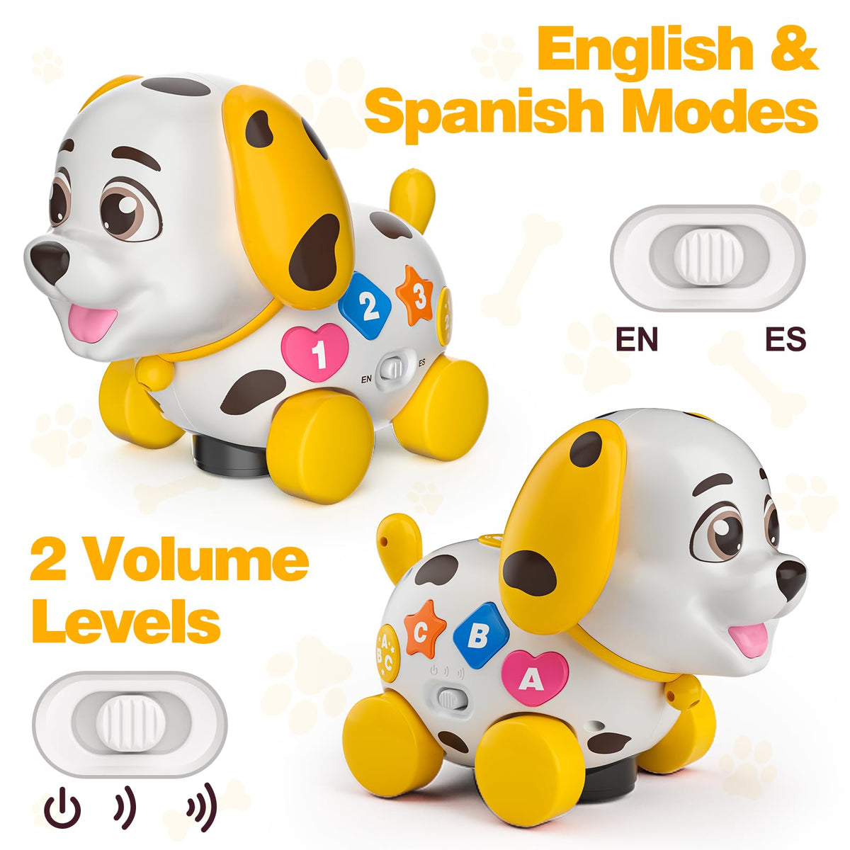 BQU Musical Puppy Toy packaged in a gift box for baby celebrations