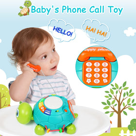 BQU Musical Turtle toy includes ABC/123 learning for early cognition
