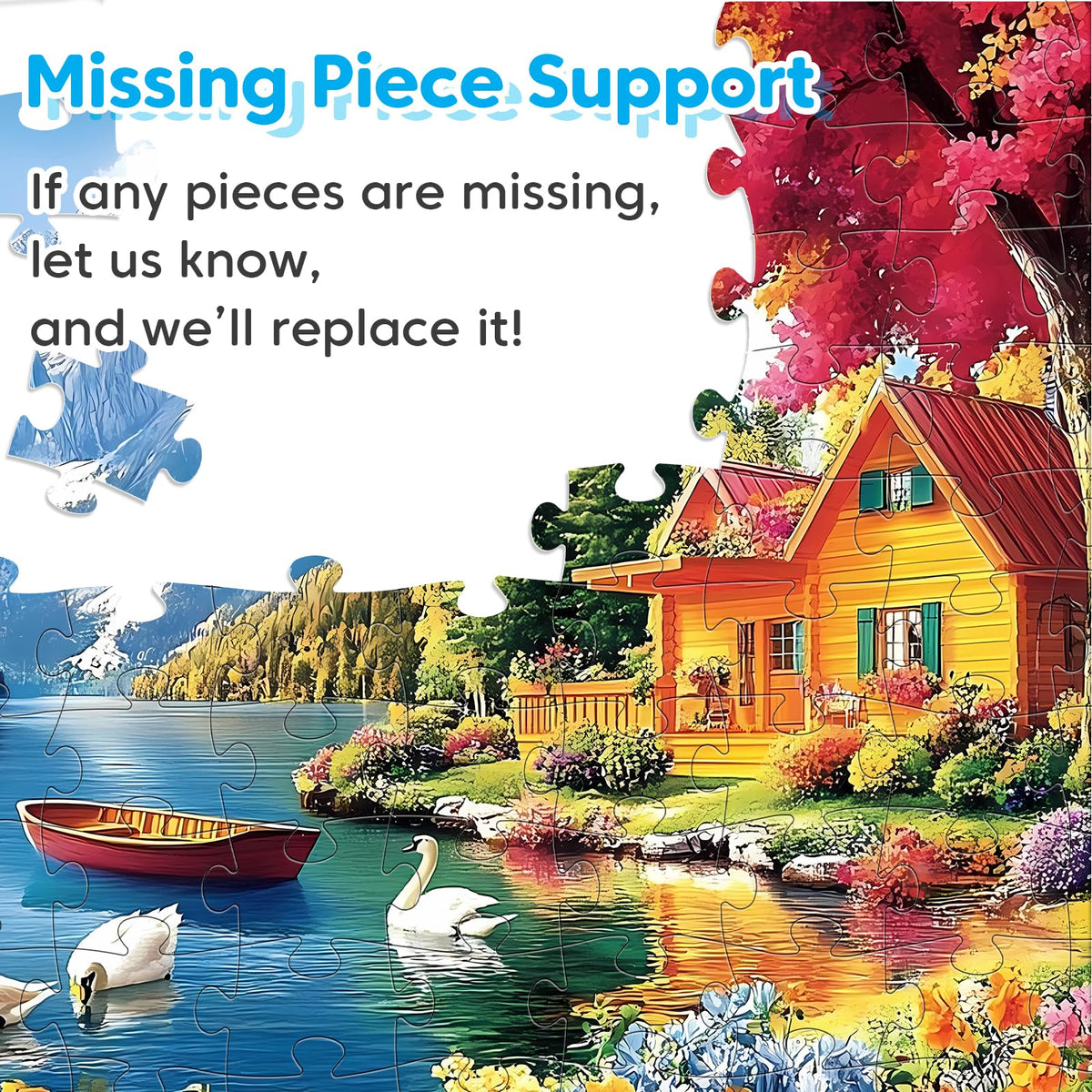 Bractowa 100-piece puzzle Quality Materials ensures durable, safe play for kids