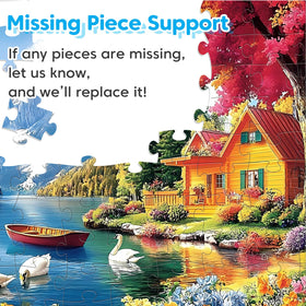 Bractowa 100-piece puzzle Quality Materials ensures durable, safe play for kids