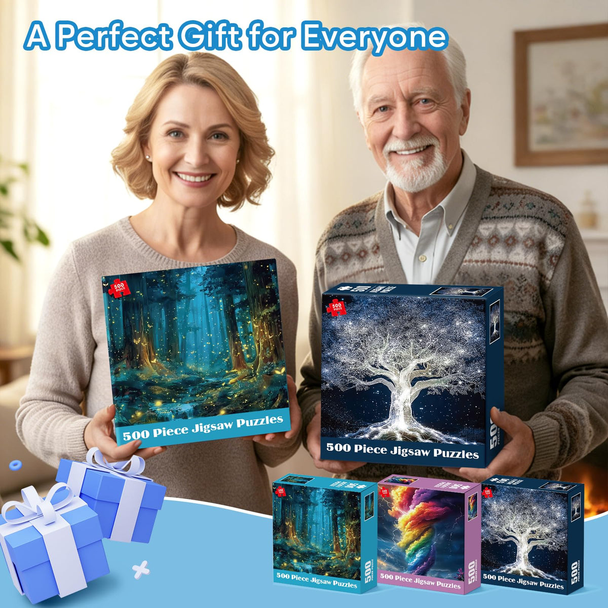 Bractowa 500-piece adult puzzle detail emphasizes precision-cut pieces