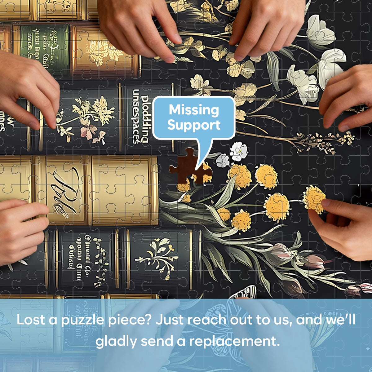 Bractowa back-sort-lettered puzzle backs aid faster organization