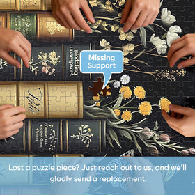 Bractowa back-sort-lettered puzzle backs aid faster organization