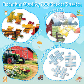 Bractowa Beach Resort puzzle showcases seaside scenes with bright colors