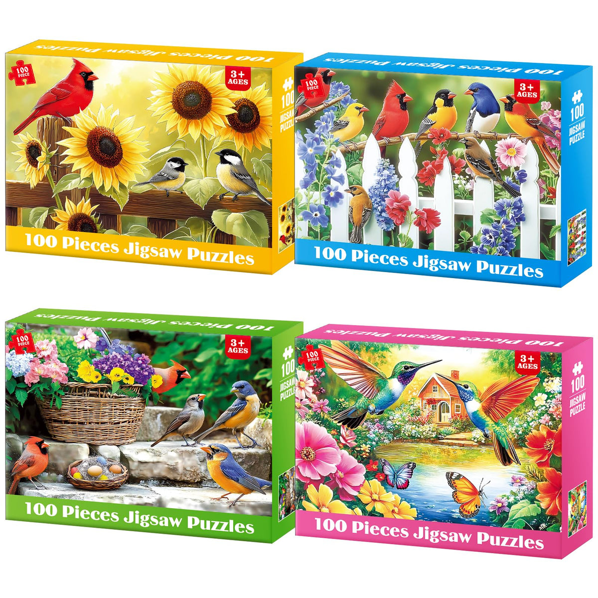 Bractowa Cardinals puzzle: vivid colors for engaging family puzzle time
