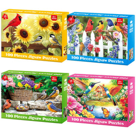 Bractowa Cardinals puzzle: vivid colors for engaging family puzzle time
