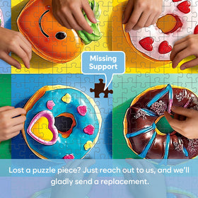 Bractowa eco-friendly printing puzzle: bright colors and crisp details.