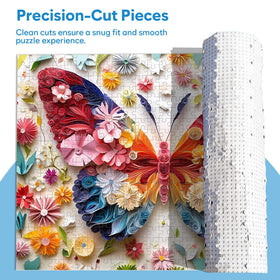 Bractowa flower closeup 500-piece puzzle—lush petals perfect for relaxing evenings.