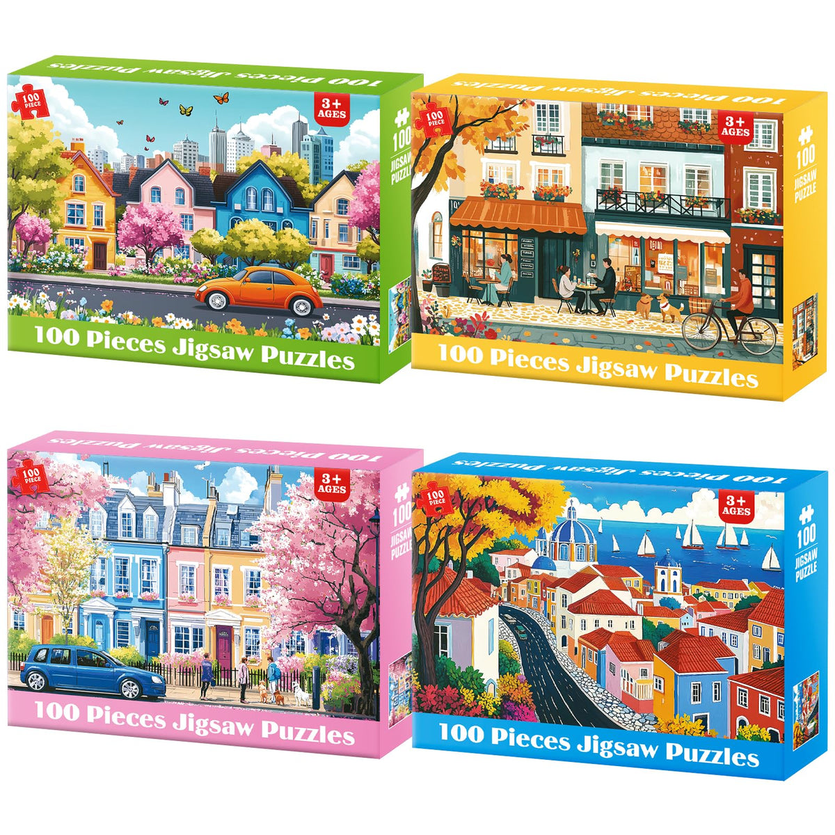 Bractowa Flowers Along the Way puzzle, perfect for family bonding and vivid colors