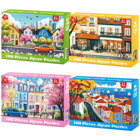 Bractowa Flowers Along the Way puzzle, perfect for family bonding and vivid colors