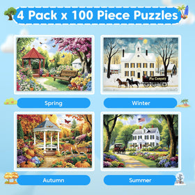 Bractowa summer scene puzzle ideal for relaxed afternoons